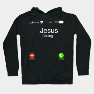 Trendy Christian Graphic - Jesus Calling Hoodie